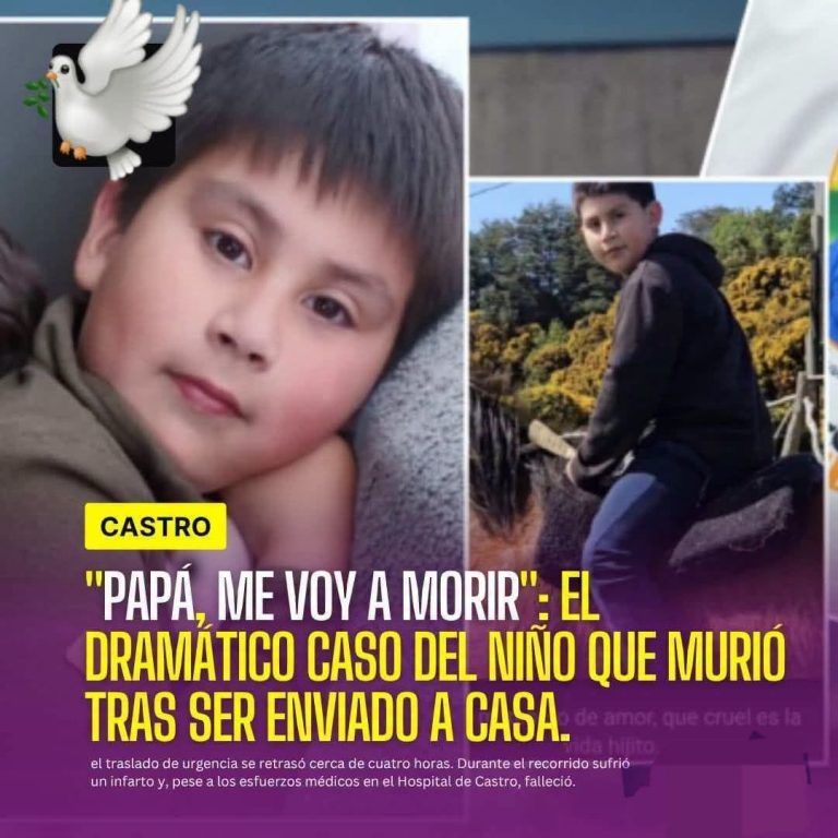 «PAPÁ, ME VOY A MORIR»: EL DRAMÁTICO CASO DEL NIÑO QUE MURIÓ TRAS SER ENVIADO A CASA.
